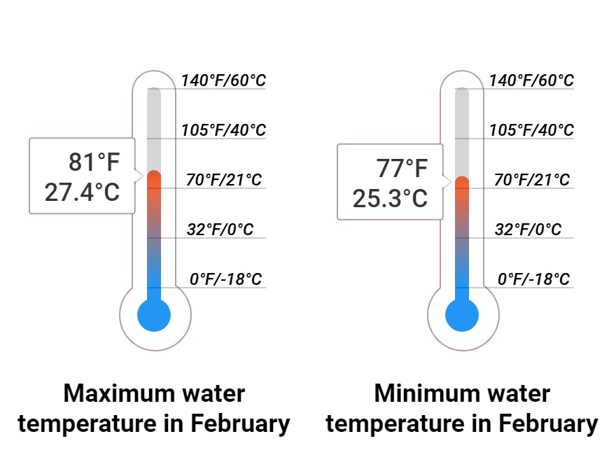 Average Sea temperature